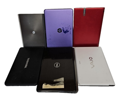 Laptop Restposten 6 Stück für Ersatzteile Reparaturen HP Sony Packard Klingel