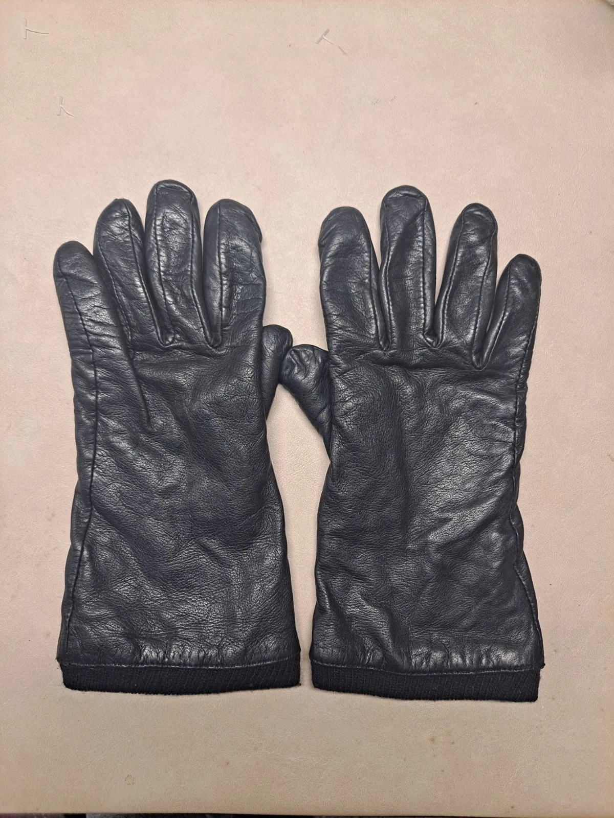 L.L. Bean Leather Cashmere Lined Gloves Womens Size Large