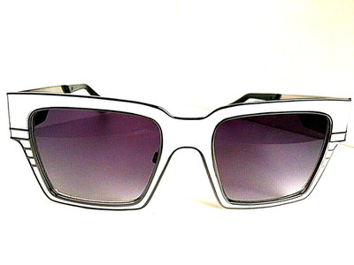 NEW Authentic WILL.I.AM WA S02502 54mm Hipster Trendy White Men's Sunglasses