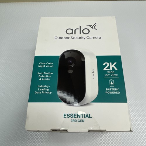 Arlo Essential Security Camera 2K (3rd Gen, 2025 Release) - Wireless ...