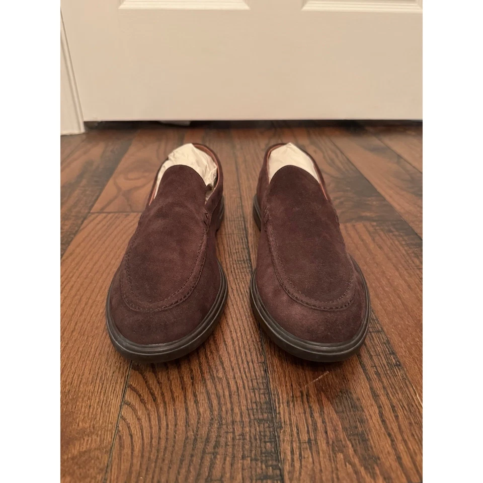 Peter Millar Crafted Venetian Suede Leather Loafer Espresso - Image 2 of 4