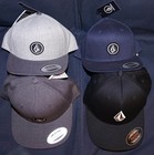 VOLCOM QUARTER TWILL SNAPBACK HAT CAP MENS + Volcom Flex fit Lot of 4 — photo 1