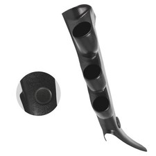 Glowshift Graphite Triple Pillar Gauge Pod W Speaker Cutout Fits 00-06 Silverado