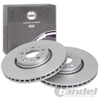 2X ABS Bremsscheiben 316Mm BelÜFtet Vorne Passend FüR Volvo S60 V70 XC90 | 17634