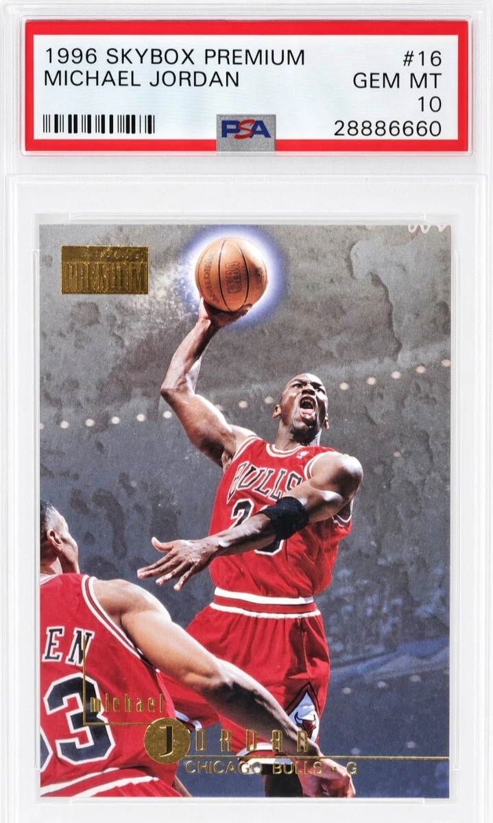 Michael Jordan Original Basketball Grade 10 Sports Trading Cards
