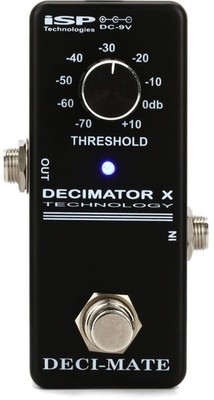 Technologies Deci-Mate Micro Decimator Guitar Noise Reduction Pedal Black 