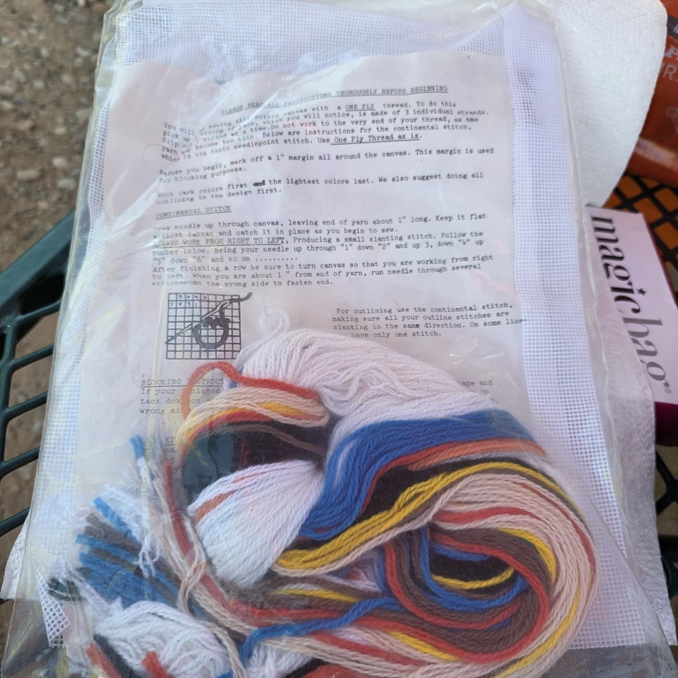 Kit de punta de aguja Norman Rockwell vintage correo de sábado por la noche Foto 2 de 4