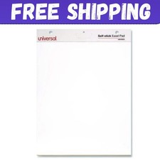 Universal Self Stick Easel Pad 25 x 30 Unruled 30 Sheets White 2 Pack
