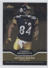 2011 Topps Finest Finest Moments Antonio Brown #FM-AB 0a1