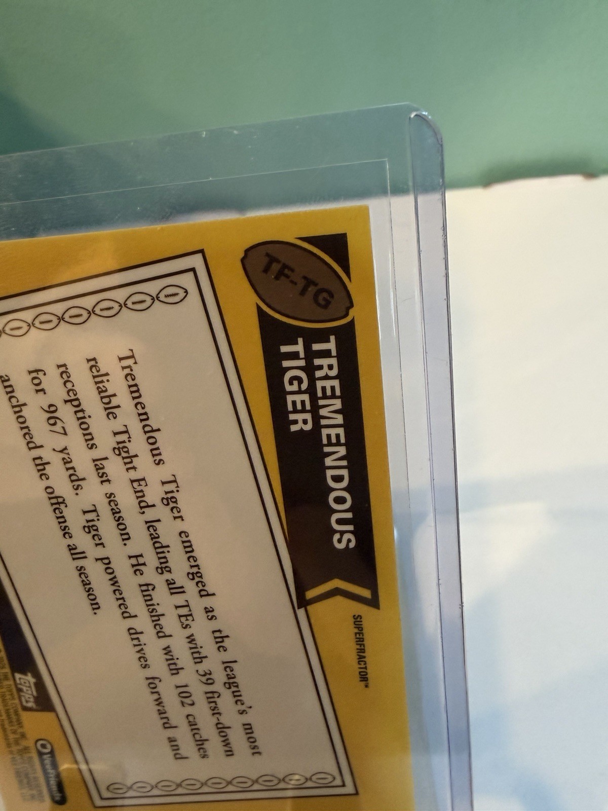Topps 2026 Topps Chrome VeeFriends Tremendous Tiger 1986 TF-TG Superfractor 1/1 view 10