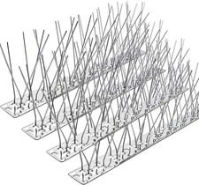 PANGCH Bird Spikes,Stainless Steel Bird Spikes Metal Bird Spikes Fence Spikes Ea