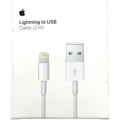   Genuine Apple MD819ZM/A Lightning to USB Cable 2M (6.6ft) Open-Box  