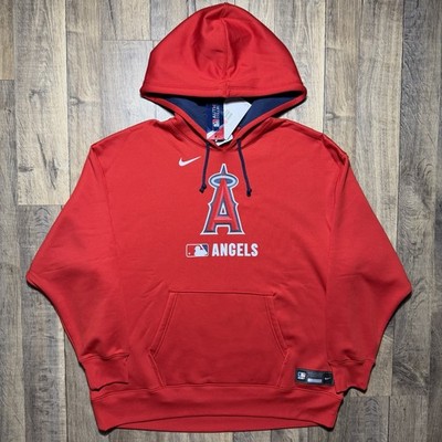 NWT Los Angeles Angels Authentic Collection Performance Pullover Hoodie Sz L $90
