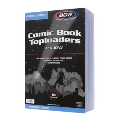 BCW Comic Book Toploader (10) Current/Modern-Age Size - FREE Shipping! - Bild 1 von 4
