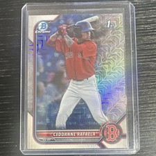 Bowman Chrome Ceddanne Rafaela Mojo Refractor 1st Bowman #BCP-61 2022 Red Sox