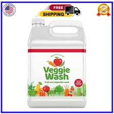 Veggie Wash Fruit and Vegetable Wash, Ideal for Cleaning Produce, 1 Gallon