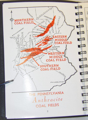 VINTAGE 1955 ANTHRACITE COAL MINING MANUAL W/EQUIPMENT CATALOG! PENN MINES FIELD