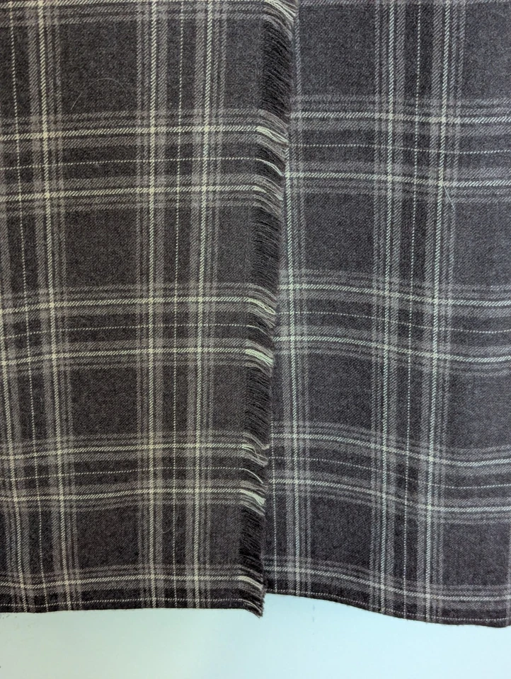 Vintage Rafaella Petites Brown Plaid Skirt Size 10P Wool Midi Acedemia Heritage - Image 3 of 4