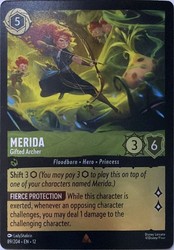 Merida - Gifted Archer 89/204 Rare Cold Foil Wilds Unknown Lorcana