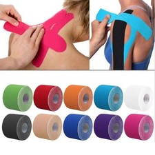5M Size Kinesiology Tape Athletic Elastoplast Sport Recovery Strapping Gym Water