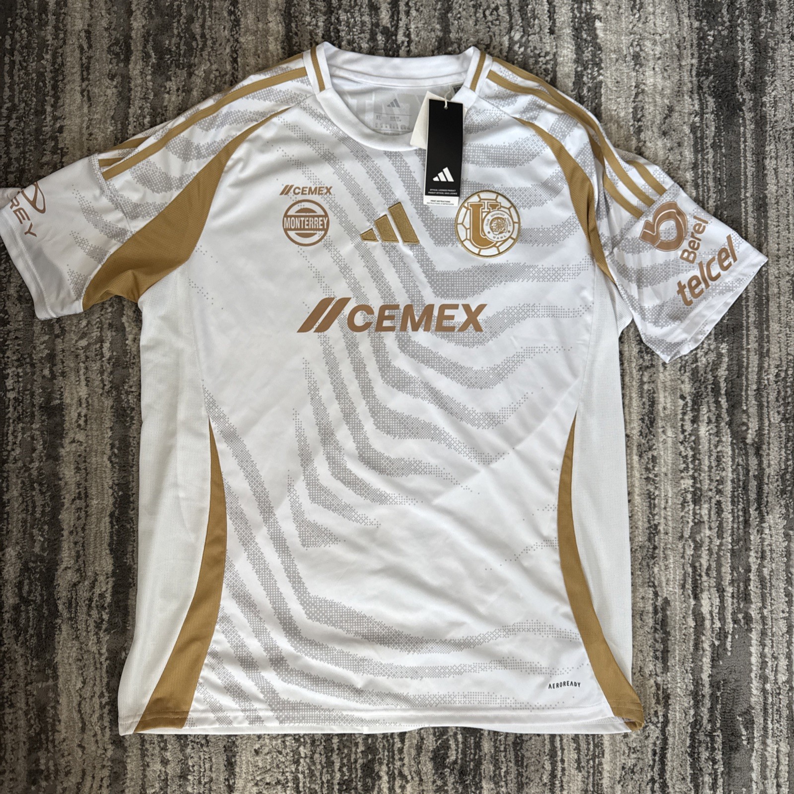 Tigres UANL 2024/25 Third Jersey Size Extra Large For Men Authentic Adidas NWT