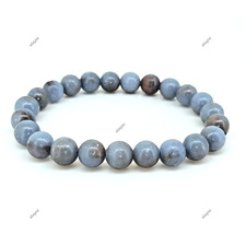 8 MM Natural Amazonite Cystal Beads Chakra Healing Cystal Stretchy Bracelet