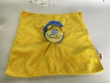 Dakin Lion Lovey Baby Security Blanket Yellow Blue Mane