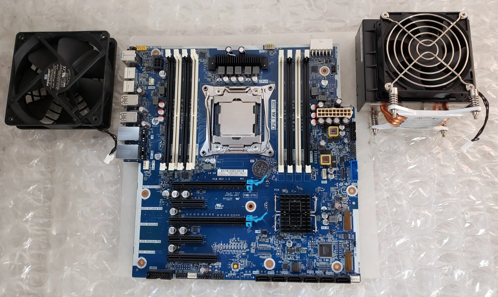 HP Z4 G4 Bundle 914285-001 Motherboard Intel Xeon W-2223 Heat Sink Fan Module
