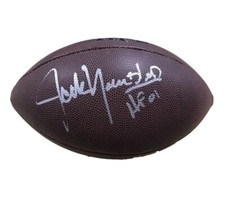 Jack Youngblood Signed (HOF 01) Wilson NFL Football BECKETT BAS