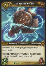 World of Warcraft TCG Windshear Totem (Foil) - Assault on Icecrown Citadel 8/30
