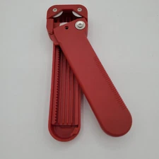 Suiss Kuhn Rikon Compact Jar & Bottle Opener Red 6.25 Inch Long x 2 Inch Wide