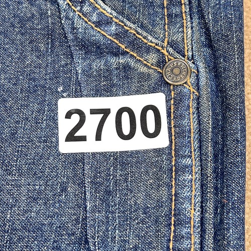 Vintage Chaps Jeans Mens 36x30 Blue Denim Carpenter Fit Wide Leg Utility Pockets - Picture 17 of 17