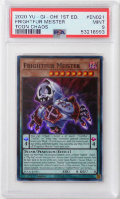 2020 YUGIOH 1st Ed Toon Chaos EN021 Frightfur Meister Super Rare