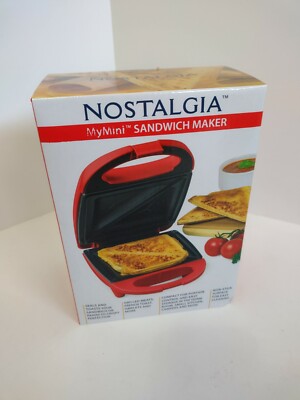 Mini Sandwich Maker New in Box MyMini Nostalgia NIB