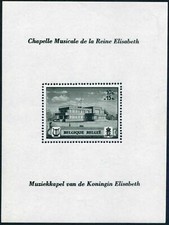 Belgium 1941 - Queen Elizabeth's Music Foundation Sheetlet - MNH ....Magnifique