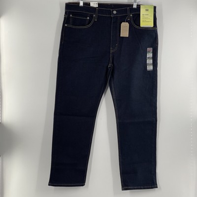 NWT Levis 502 Dark Wash Straight Leg Taper Stretch Mid Rise Men Size W38X30