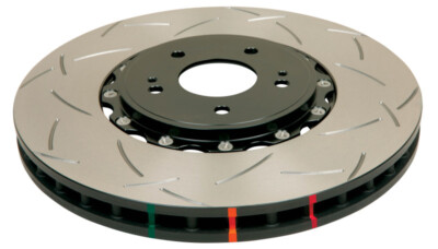 DBA 11-15 Jeep Grand Cherokee Front T3 5000 Series Slotted Rotor w/ Black Hat