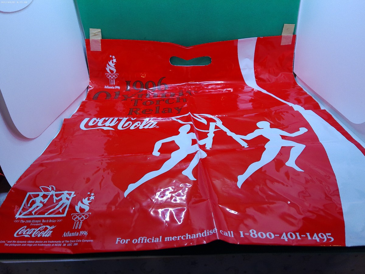 Coca Cola Coke 1996 Atlanta Olympic Torch Relay lot 2 bags | eBay