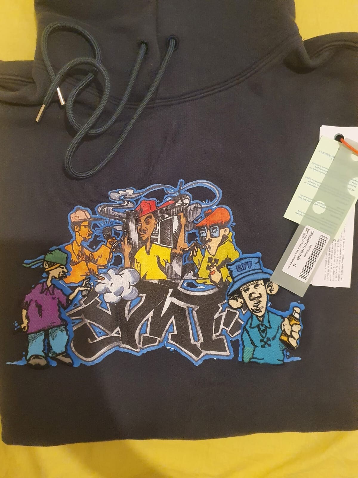 OFF WHITE X NIKE felpa OFF WHITE BLACK uomo Size M