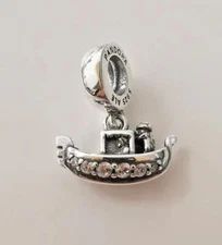 Authentic Pandora  Gondola Clear CZ Dangle Charm 791143CZ