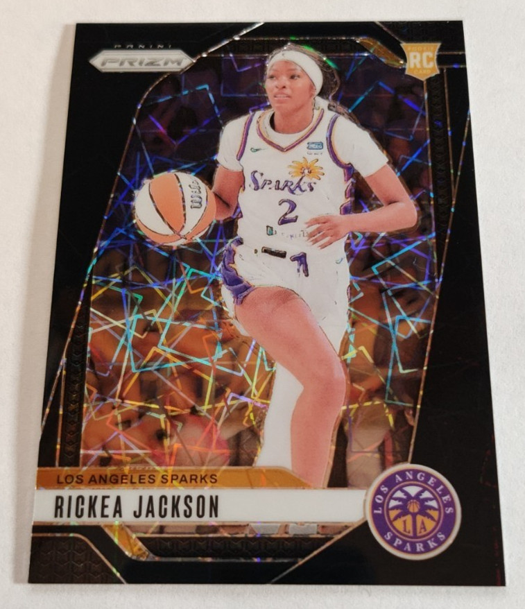 2024 Prizm WNBA #60 Rickea Jackson RC Black Velocity /39 ROOKIE