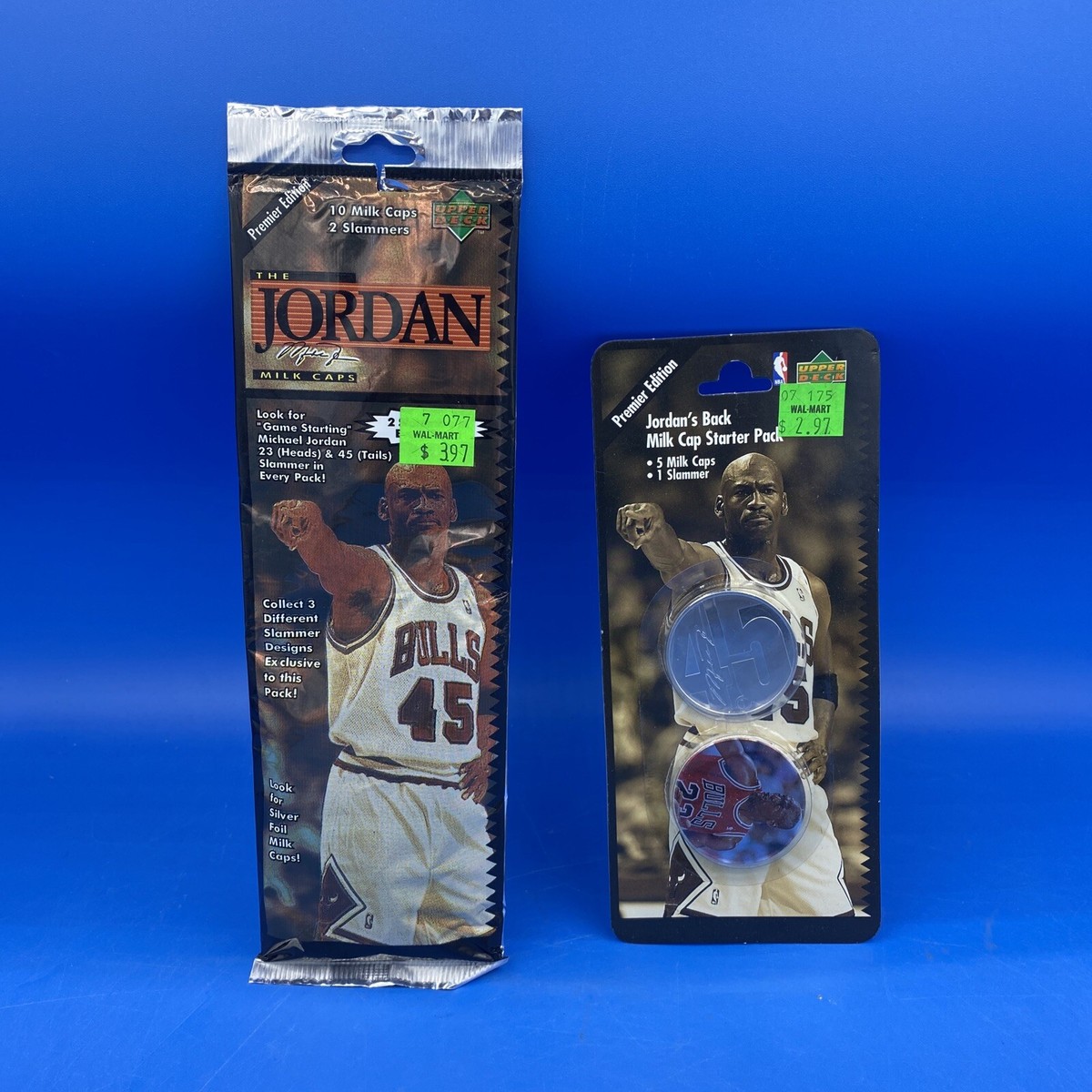 Micheal Jordan Upper Deck The Jordan Milk Caps Premier Edition