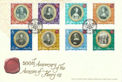 2009 Isle of Man 500th Anniversary of Accession of Henry VIII First Day Cover