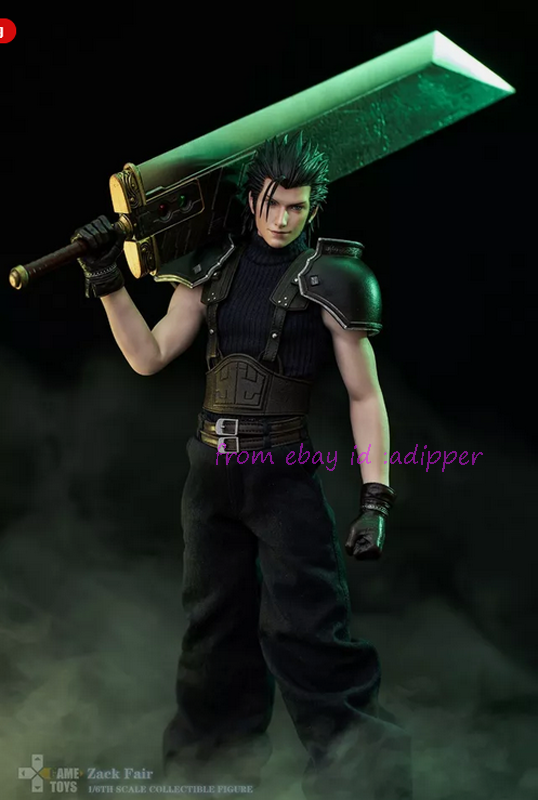 Perfect Gametoys Gt005 + Gt-005a 1/6 Ff7 Zack Fair +Second Class