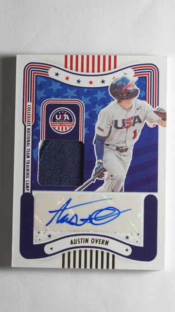 Austin Overn - Patch Auto /25 - 2024 Panini Stars & Stripes