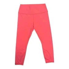 Athleta Transcend 7/8 Tight Coral Petal Pink Large NWOT