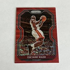 2020-21 Panini Prizm Dwyane Wade Red Wave Prizm Parallel