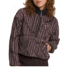 Women's The North Face Jacquard Extreme Pile 1/2 Zip Jacket small