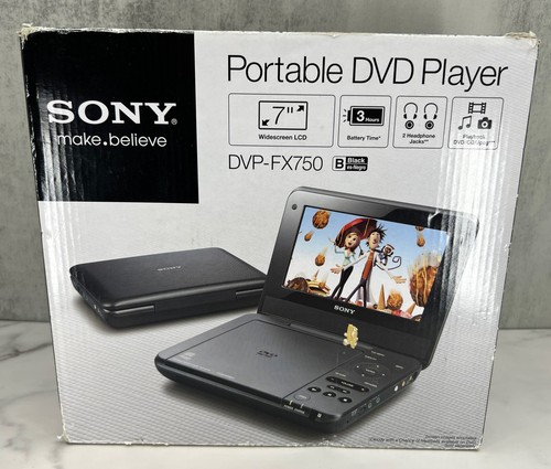 Sony DVP-FX750 7 Zoll tragbarer DVD-Player, schwarz