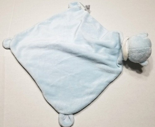 NWT Baby Ganz Blue Bear Lovey Plush Security Mini Blanket Stuffed Bear Soft - Picture 11 of 11
